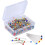 MINTHE Sewing Pins - 100 Pack - Coloured Heads 1