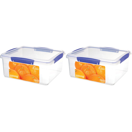 Sistema Sistema KLIP IT Food Storage Container  5 L  Airtight  Stackable Food Conta