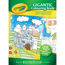 CRAYOLA Gigantic Colouring Book | 128 A4 Pages of Colouring Fun