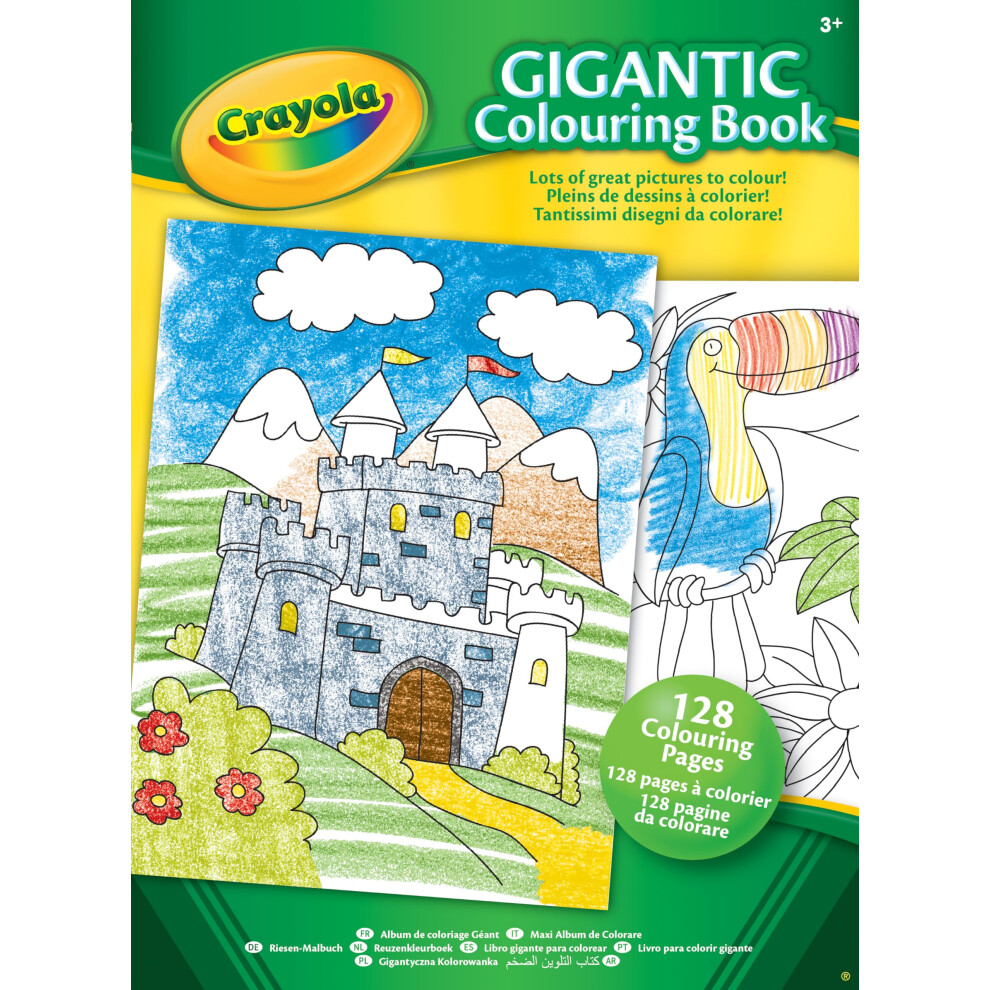 Crayola Gigantic Colouring Book 128 A4 Pages Of Colouring Fun Ideal For K