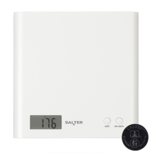Salter Salter Digital Kitchen Scale  3kg Capacity Battery Included High Precision
