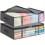 Lifewit 40L Under Bed Storage Containers 2 Pack Foldable Clothing Storage B 1