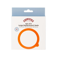 Kilner Replacement Rubber Seals Pack of 6 Airtight FoodSafe Seals for 3 Lit