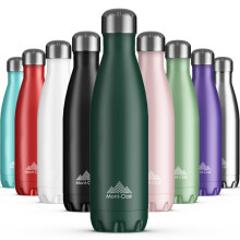 MontClair Stainless Steel Water Bottle Vacuum Insulated BPA Free 12h Hot