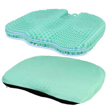 wiksite Gel Seat Cushion Double Thick Egg Seat Cushion for Long Sitting Co