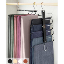 MORALVE Trousers Hangers Space Saving 2 Pack European Beechwood Scarf and