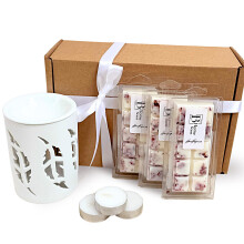 bhomescent Luxury Wax Melt Gift Set – 3 Premium Snap Bar Wax Melts Elegant