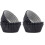 PME Cupcake Cases Black 60 Pack of 2 1