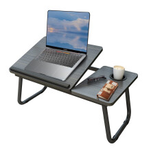 Laptop Desk - Laptop Bed Table with Foldable Legs & Cup Slot