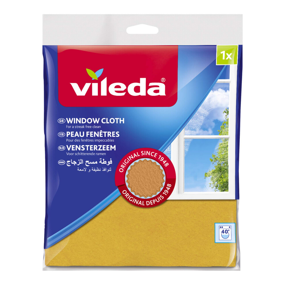 Vileda Window Cloth For Streakfree And Lintfree Window Cleaning The Origina
