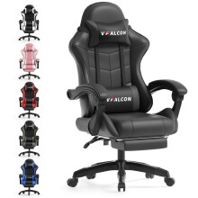 Vfalcon XTREME Gaming Chair – Ergonomic Reclining Chair with Footrest, 360 Swiv