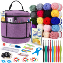 Reessy Crochet Kit 98Pcs Crochet Kits for Beginners Adults Includes 2025g