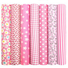 Aucuu 7PCS Fat Quarters Fabric Bundles 50cm x 50cm Fabric Bundles Quilting