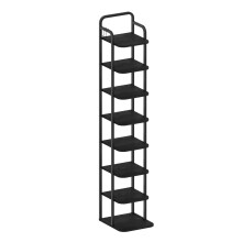 Hzuaneri Vertical Shoe Rack Shoe Shelves Wood Shoes Organizer for Closet En