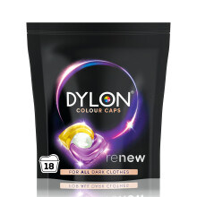 Dylon Black Dark Caps 18 Wash Loads Dylon Black Caps for all Darker Clothe