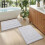 DEXI Bath Mat Sets 2 Piece 50 x 80 cm Extra Soft Absorbent Microfiber NonSl 1