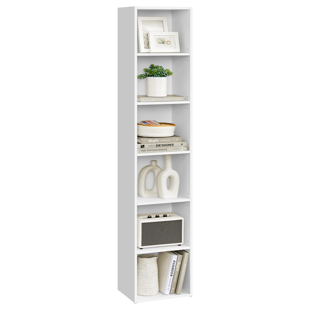 Vasagle Bookcase 6Tier Bookshelf Open Storage Shelf Shelving Unit 24 X 302