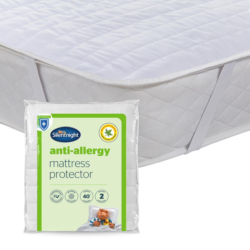 Silentnight Anti Allergy Mattress Protector Ideal For Allergy And Asthma S