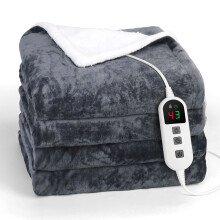 Elytsemoh electric blanket with 10 Heat Levels Upto9Hours AutoOff Timer fla