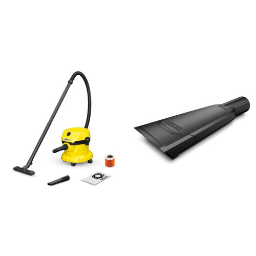 Kärcher Bundle of Kärcher Wet  Dry Vacuum Cleaner WD 2 Plus blowing function power