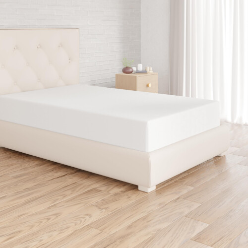 Amazon Basics Bedding Soft Microfibre Single Fitted Sheet with 12 inch 30 c
