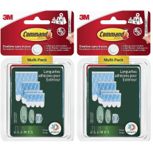 Command 17069C Wire Hook Large White 1 Hook 2 Strips