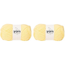 KORBOND Baby Lemon Yarn Pack 2 x 100g 290m Acrylic