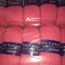 5 x 100g Woolcraft Dk Double Knitting Wool Yarn 5 x 100g Mexican Rose 488