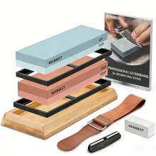 KEENBEST Actual Grit Premium Material Sharpening Stone Set 400 1000 3000 80
