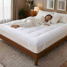 Mattress Topper Double Bed 137x190 cm | 10cm Extra Thick Hotel Quality Microfibe