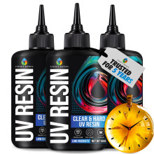 CRAFT RESIN 300g UV Resin Kit Hard Type Low Viscosity – Crystal Clear and N