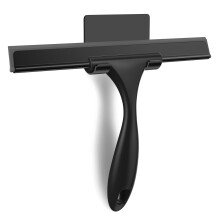 SetSail Squeegee for Shower Glass Door Stainless Steel Shower Squeegee for Glass Doors All-Purpose Window Squeegee for Tile Shower Walls, Sink, Mirro