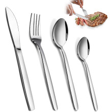Bestdin Cutlery Set 48 Piece Cutlery Set for 12 People Stainless Steel Tab