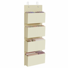 SONGMICS Over Door Storage Organiser Wardrobe Storage Organiser Behind Door