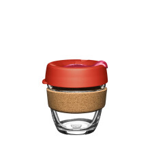 KeepCup Reusable Coffee Cup Brew Tempered Glass and Natural Cork S 8oz227m