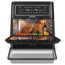 Breville Halo Flexi Air Fryer & Large Mesh Tray | Digital Dual Air Fryer Oven | 11L: Serves 10+ | FryBakeGrillRoast & Reheat | 2400 W | Save 65 a Ye