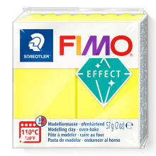STAEDTLER 8010101 FIMO Effect OvenHardening Polymer Modelling Clay  Neon Ye