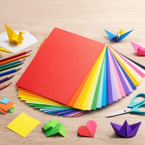Hawksbill A4 Coloured Paper 500 Sheets 80gsm Multicolour Craft &