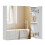 VASAGLE VASAGLE BBK22WT Bathroom Wall Cabinet with Mirror 1