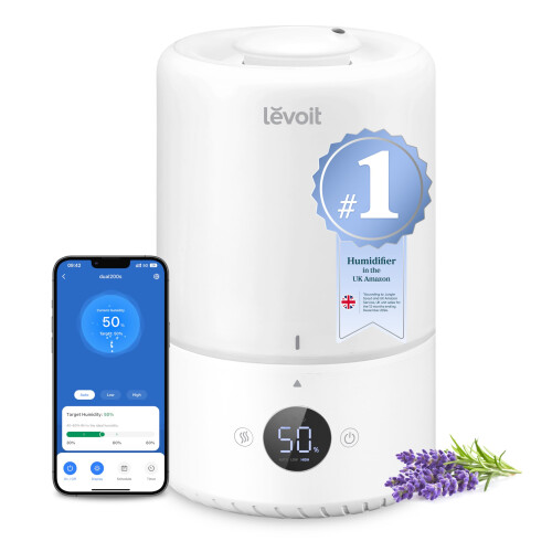 Levoit Levoit Smart Cool Mist Top Fill Humidifiers for Bedroom with Sensor Auto Hu