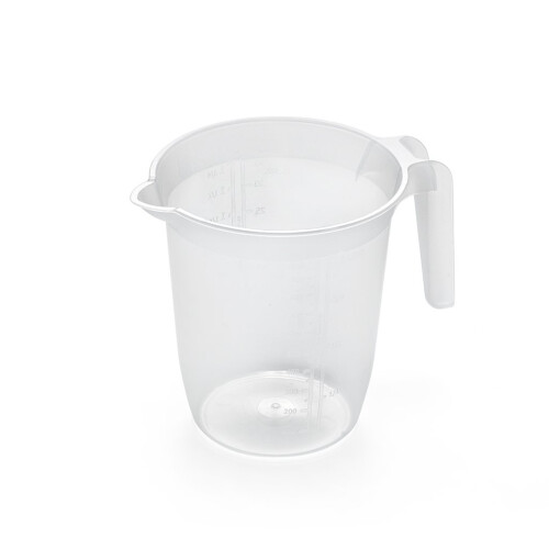 Addis Addis Plastic 1 litre Measuring & Mixing Jug with handle, Clear