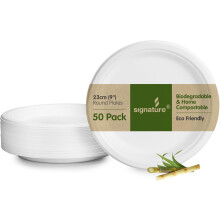 Signature Packaging Sturdy Round Paper Plates