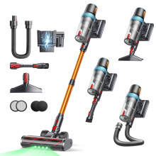 INTETURE Cordless Vacuum Cleaner 600W 50KPA Stick Vacuum with Touch Screen