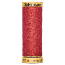 100 Natural Cotton Thread by Gutermann for Sewing and Quilting 100m Spools