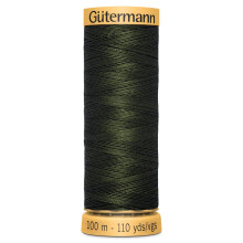 100 Natural Cotton Thread by Gutermann for Sewing and Quilting 100m Spools