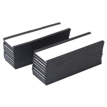 Porte-éTiquette MagnéTique 4 X 1,57 Pouces 20 Paquets de Cartes en Papier Blanc C Channel Film de Protection Aimant Puissant Sans DéSordre Amovible
