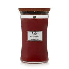 WoodWick Large Hourglass Scented Candle Cinnamon Chai with Crackling Wick