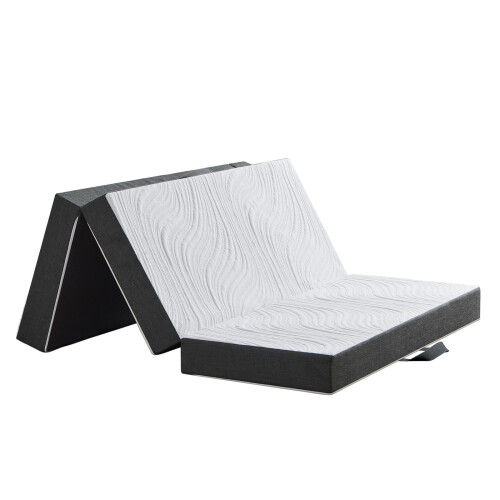 Twirest Folding MattressKing Foldable Memory Foam Mattress With Portable Pi