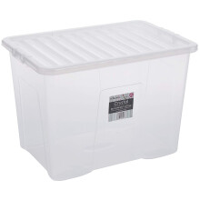 Wham Plastic Storage Boxes Durable Material Spacious Capacity