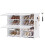 Songmics SONGMICS Interlocking Shoe Rack Plastic Shoe Storage Cabinet 4Slot Modular 1